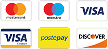 Icone dei metodi di pagamento disponibili
